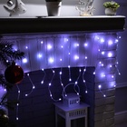 УЦЕНКА Гирлянда «Бахрома», 2×0.4 м, IP20, USB, приложение, серебристая нить, свечение RGB 9930895