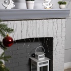 УЦЕНКА Гирлянда «Бахрома», 2×0.4 м, IP20, USB, приложение, серебристая нить, свечение RGB 9930895