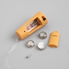 УЦЕНКА Гирлянда «Нить», 1 м, роса с пробкой, IP20, 10 LED, батарейки LR44×3 (в комплекте), серебристая нить, свечение красное - Фото 5