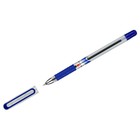 Ручка шариковая Cello "Pinpoint" игольчатый узел 0.6мм, синие чернила, резиновый грип (держатель) - фото 10428025