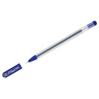 Ручка гелевая Cello "My gel" узел 0.5мм, синие чернила, мягкое письмо, матовый прозрачный корпус - фото 9951559