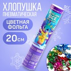 Хлопушка пневматическая «Исполню все твои мечты», 20 см 9501659 - фото 11006813