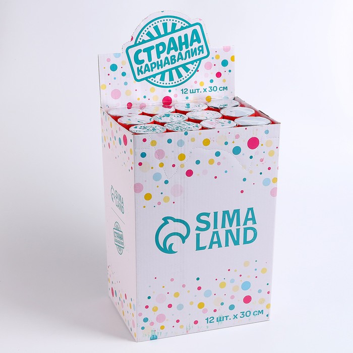 Хлопушка пневматическая «С новым годом!», подарочки, 30 см 9501662