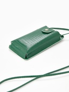 Сумка на магните, с длинным ремнём, однотонная, 10×2.5×20 см, зелёная - Фото 4