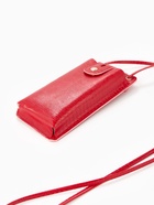 Сумка на магните, с длинным ремнём, однотонная, 10×2.5×20 см, красная - Фото 4