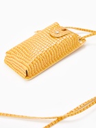 Сумка на магните, с длинным ремнём, 10×2.5×20 см, жёлтая - Фото 4