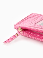 Сумка на магните, с длинным ремнём, 10×2.5×20 см, розовая - Фото 6