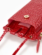 Сумка на магните, с длинным ремнём, 10×2.5×20 см, красная - Фото 5