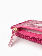 Сумка на магните, с длинным ремнём, 10×2.5×20 см, малиновая - Фото 6