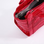 Сумка женская тоут на молнии, 18.5×8×15 см, розовая - Фото 7