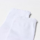 Носки для девочек, цвет белый, размер 20-22 (27-30) - Фото 2
