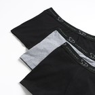 Набор мужских боксеров (3шт), цвет чёрный/серый, р-р 54 (XXL) - фото 33066199