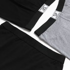 Набор мужских боксеров (3шт), цвет чёрный/серый, р-р 50 (L) - фото 22793682