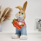 Копилка "Заяц с морковкой" 52х26х23см - фото 9716137
