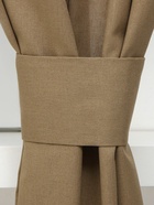 Шторы для кухни Этель ECO, 130±6×180 см - 2 шт., подхваты - 2 шт., оливковые - Фото 4