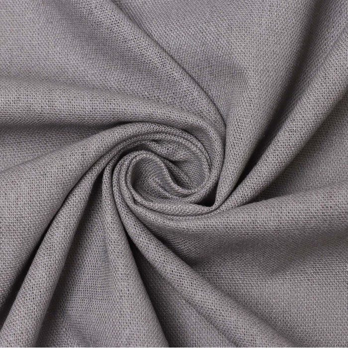 Скатерть Этель ECO, цвет серый, 110х130 см, 70% хл, 30% лён, 190 г/м2 - фото 1876858606