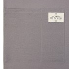 Фартук кухонный «Этель» ECO, 60×64±6 см, 70% хлопок, 30% лён, 190 г/м², серый - Фото 4
