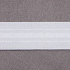 Шторы для кухни Этель ECO, серые, 130±6×180 см - 2 шт., подхваты - 2 шт. - Фото 5