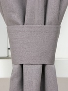 Шторы для кухни Этель ECO, серые, 130±6×180 см - 2 шт., подхваты - 2 шт. - Фото 6