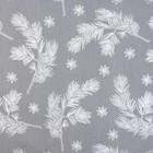 Дорожка новогодняя на стол «Этель. Серебряные ветки», 40×149 см, саржа 190 г/м² - Фото 4