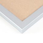 Фоторамка пластик 10х15 см, двойная вертикальная, серебро - фото 24343041