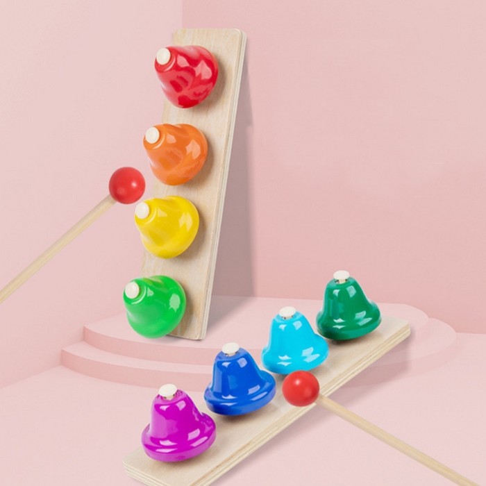 Музыкальная игрушка «Восьми тональные колокольчики» 23 × 6 × 12,5 см