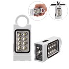 Фонарь кемпинговый, 3 Вт, от батареек 3×АА, 2 режима, 15×5 см, белый - Фото 1