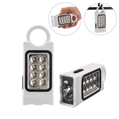 Фонарь кемпинговый, 3 Вт, от батареек 3×АА, 2 режима, 15×5 см, белый