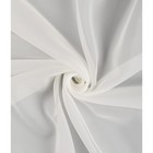 Тюль «Вуаль», размер 500x260 см, цвет молочный - фото 299588421