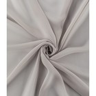 Тюль «Вуаль шелк», размер 200x260 см, цвет серый - фото 298981172