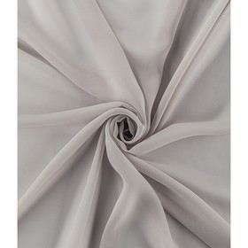 Тюль «Вуаль шелк», размер 300x260 см, цвет серый