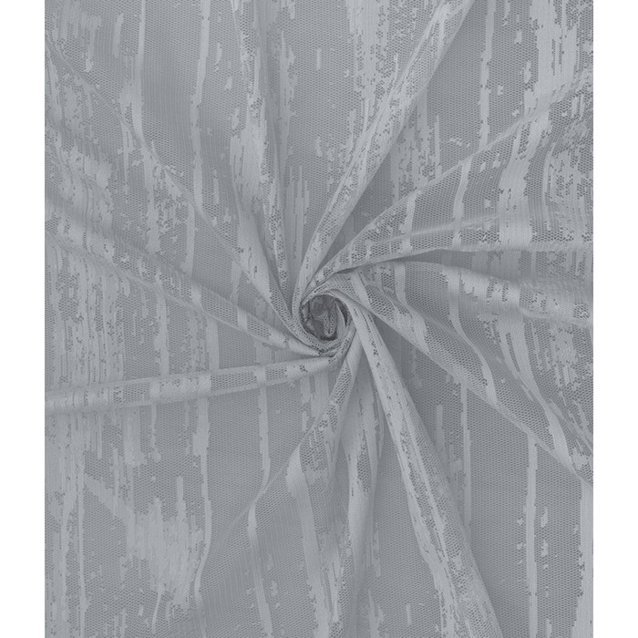 Тюль «Дождь», размер 200x260 см, цвет серый - Фото 1
