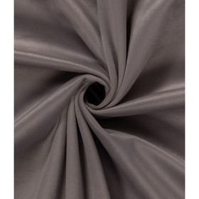 Штора «Бархат», размер 180x275 см, цвет светло-серый