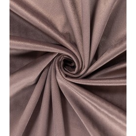Штора «Велюр», размер 150x260 см, цвет какао