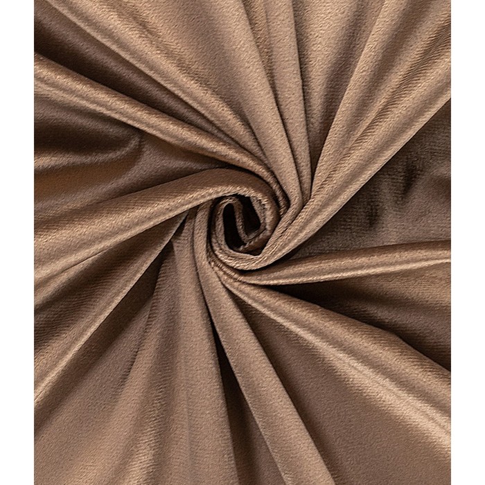 Штора «Велюр», размер 150x280 см, цвет латте - Фото 1