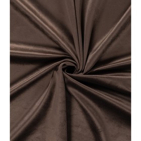 Штора «Велюр», размер 200x260 см, цвет трюфель