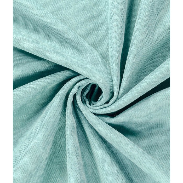 Штора «Канвас», размер 150x260 см, цвет мятный