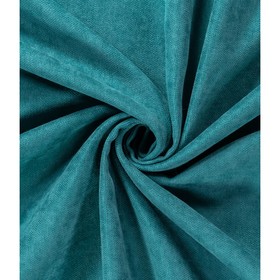 Штора «Канвас», размер 150x280 см, цвет бирюзовый