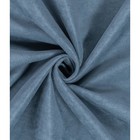 Штора «Канвас», размер 150x280 см, цвет серо-голубой - фото 303715393