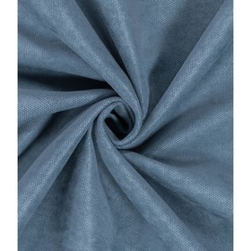Штора «Канвас», размер 150x280 см, цвет серо-голубой