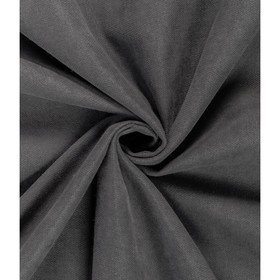Штора «Канвас», размер 200x280 см, цвет уголь