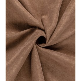 Штора «Канвас», размер дизайн 150x260 см, цвет орех