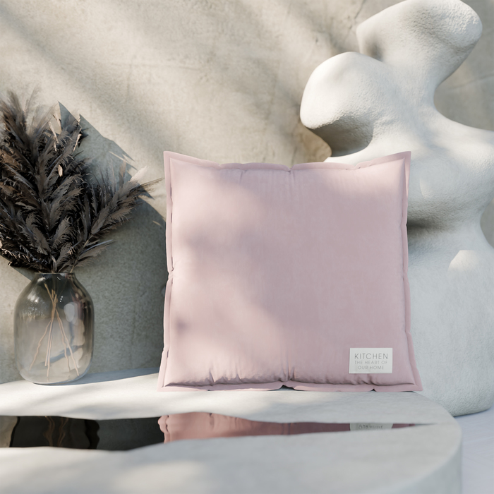 Подушка Этель, 45х45+1 см, розовый, 100% хлопок