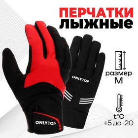 Перчатки лыжные ONLYTOP модель 1950, р. M 9236295