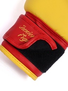 Перчатки боксёрские детские FIGHT EMPIRE, JUNIOR FIGHTER, красно-жёлтые, размер 6 oz - фото 118574300 Перчатки боксёрские детские FIGHT EMPIRE, JUNIOR FIGHTER, красно-жёлтые, размер 6 oz - фото 118574300