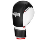 Перчатки боксёрские детские FIGHT EMPIRE, PRE-COMP, чёрно-белые, размер 6 oz - Фото 2