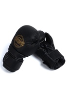 Перчатки боксёрские FIGHT EMPIRE, PLATINUM, чёрно-белые, размер 14 oz - фото 60819110