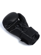 Перчатки боксёрские FIGHT EMPIRE, PLATINUM, чёрно-белые, размер 14 oz - фото 60819111