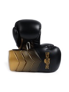 Перчатки боксёрские FIGHT EMPIRE, CLINCH, чёрно-золотые, размер 12 oz 9315680