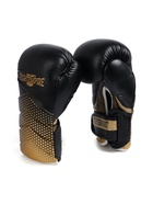 Перчатки боксёрские FIGHT EMPIRE, CLINCH, чёрно-золотые, размер 12 oz 9315680